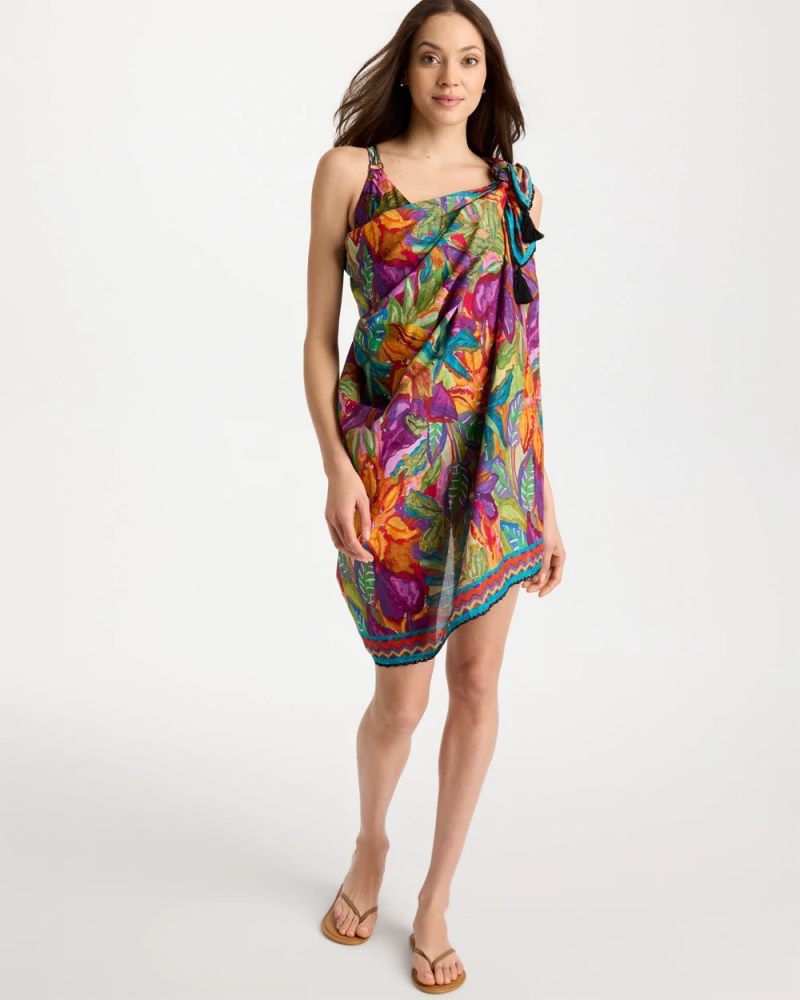 Chicos Magicsuit® Cactus Flower Pareo - MULTI PRINT