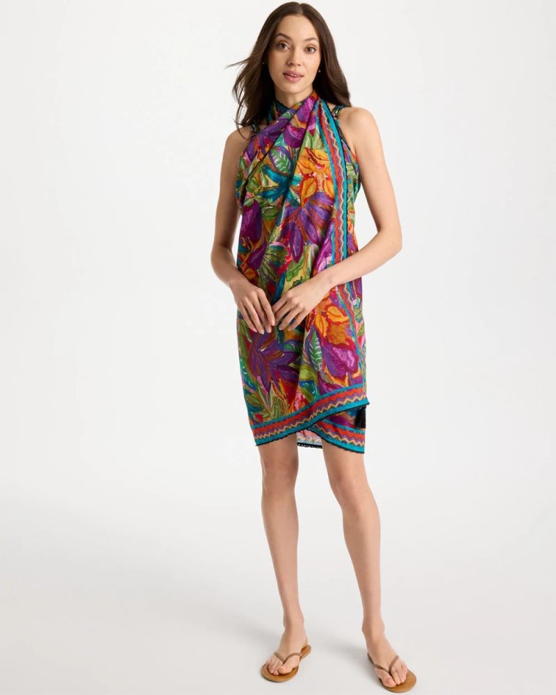 Chicos Magicsuit® Cactus Flower Pareo - MULTI PRINT