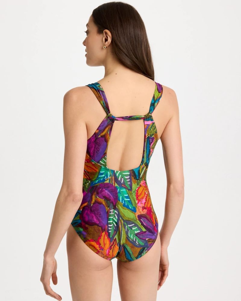 Chicos Magicsuit® Cactus Flower Dakota One-Piece Swimsuit - MULTI PRINT