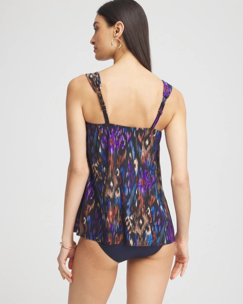 Chicos Miraclesuit® Tapiz Dazzle Tankini - BLACK/MULTI