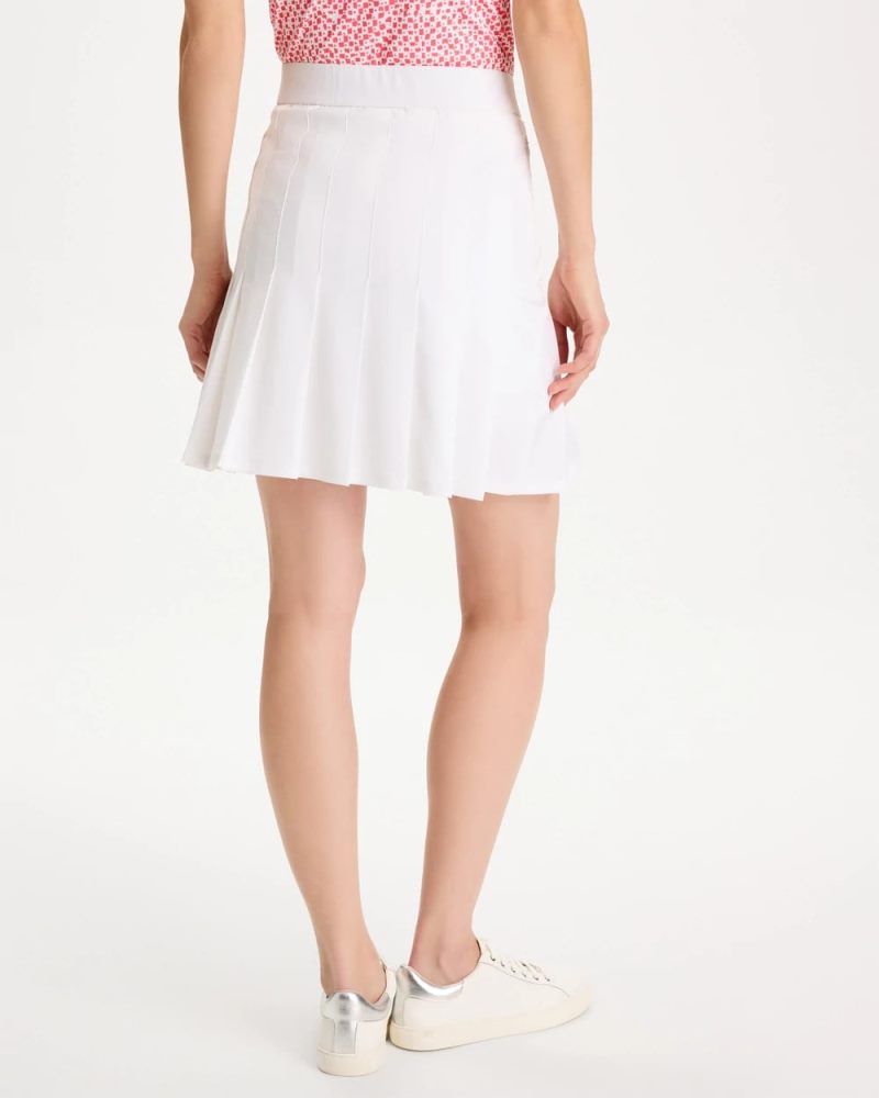 Chicos Zenergy® UPF Pleated Skort - ALABASTER