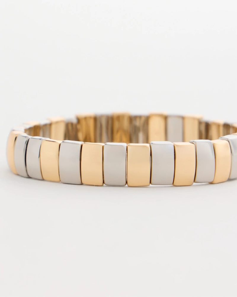 Chicos Mixed Metal Watch Band - MIXED METALS