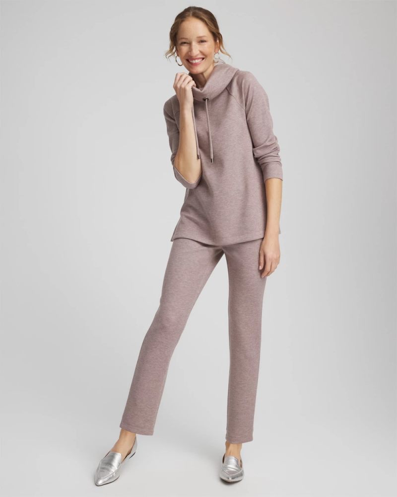 Chicos Zenergy® Soft Tunic - TAUPE HEATHER