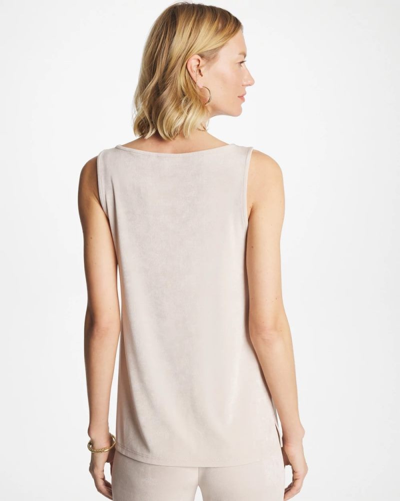 Chicos Travelers™ Classic Side-Slit Tank - SMOKEY TAUPE