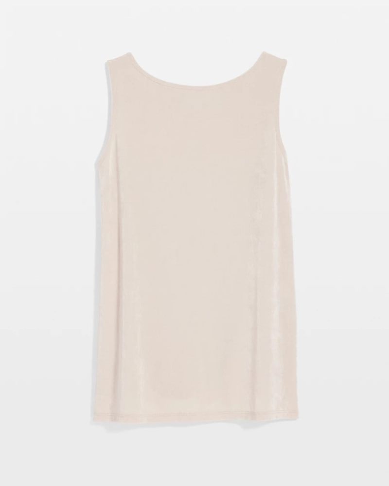 Chicos Travelers™ Classic Side-Slit Tank - SMOKEY TAUPE
