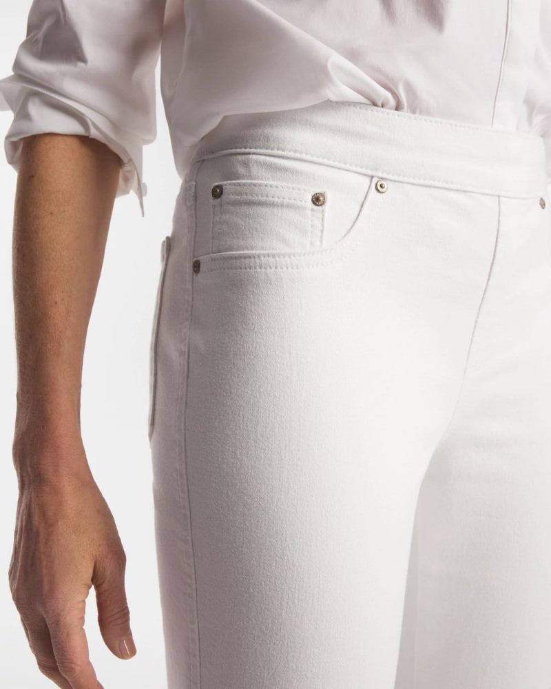 Chicos Pull-On Ankle Jeggings - ALABASTER