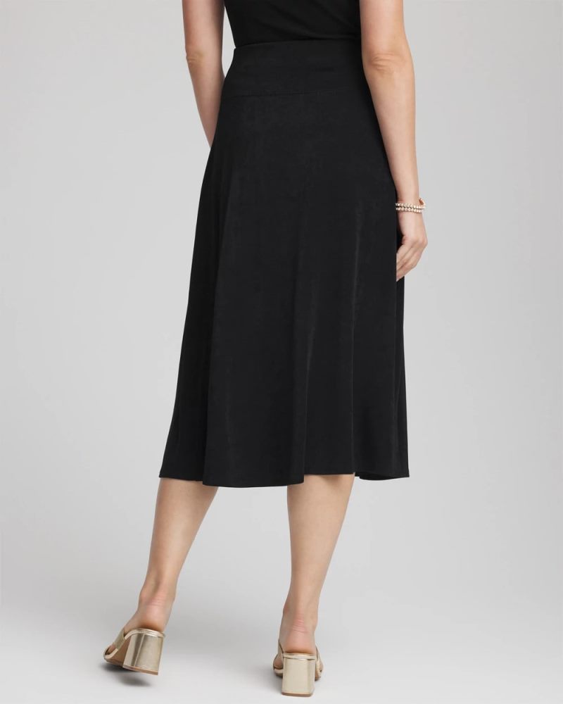 Chicos Travelers™ So Slimming Skirt - TRAVELERS BLACK