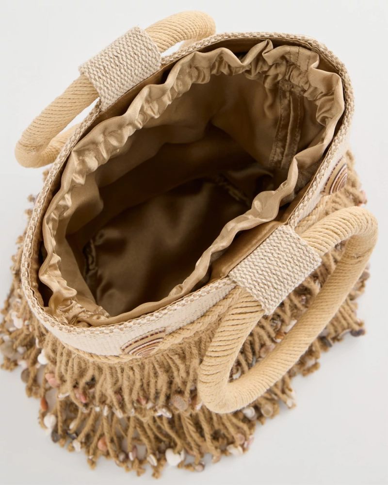 Chicos Chico's Originals Bamboo Bucket Bag - NATURAL