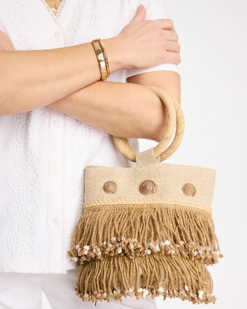Chicos Chico's Originals Bamboo Bucket Bag - NATURAL