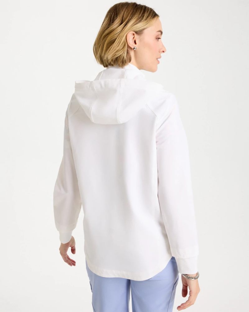 Chicos Zenergy® UPF Rib-Mix Connie Jacket - ALABASTER