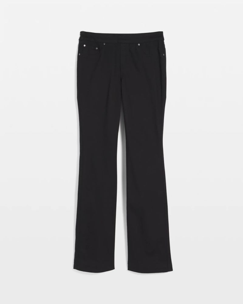 Chicos Pull-On Slim Bootcut Jeggings - BLACK