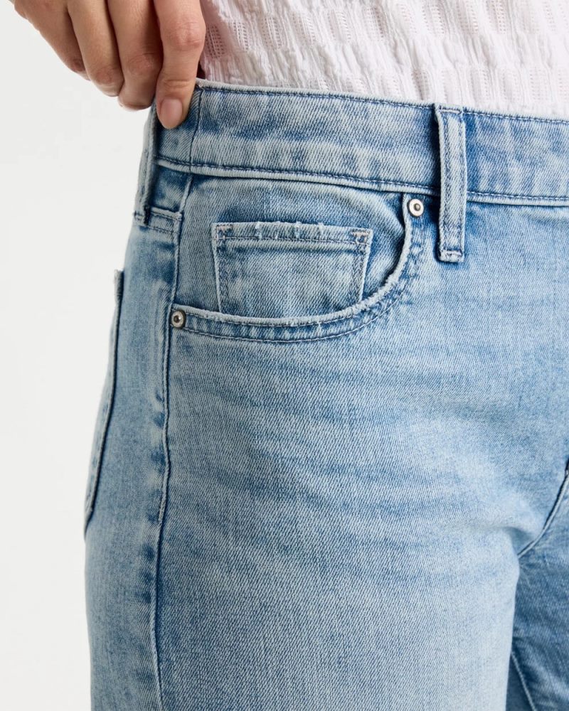 Chicos Relaxed Boyfriend Rolled Hem Jean - BAHAMA INDIGO