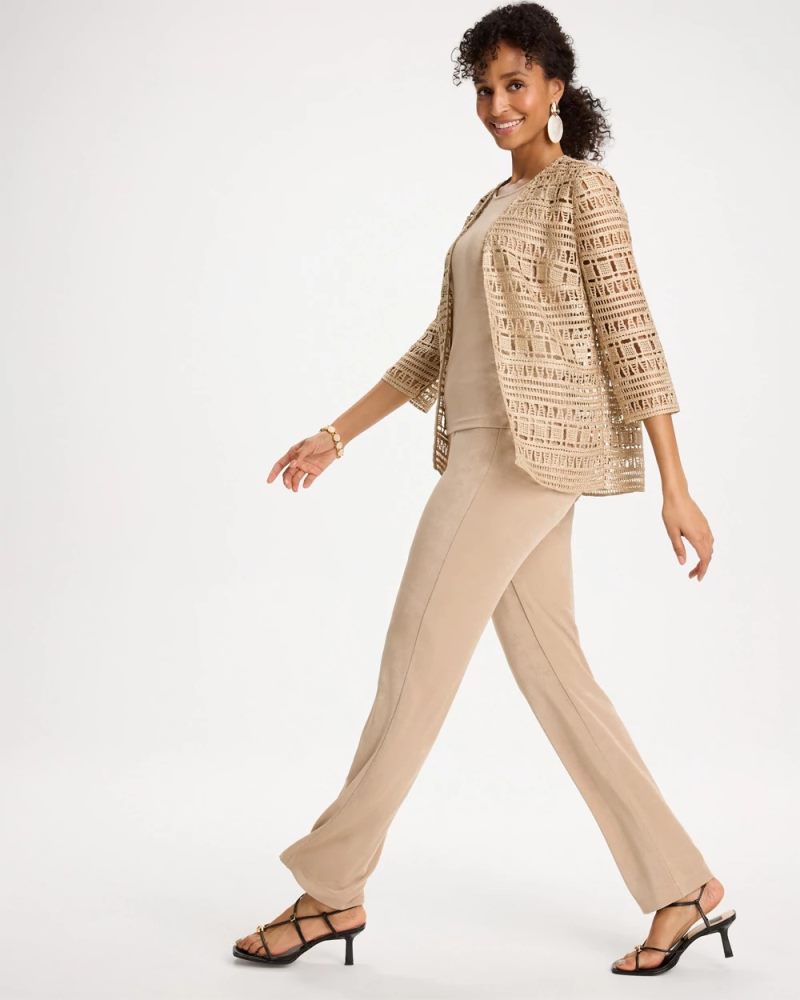 Chicos Travelers™ No Tummy Pants - NEW SONORA SAND
