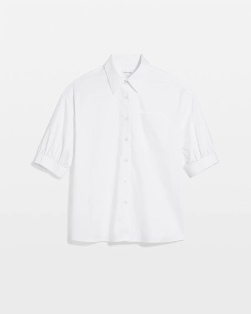 Chicos No Iron Short-Sleeved Shirt - OPTIC WHITE
