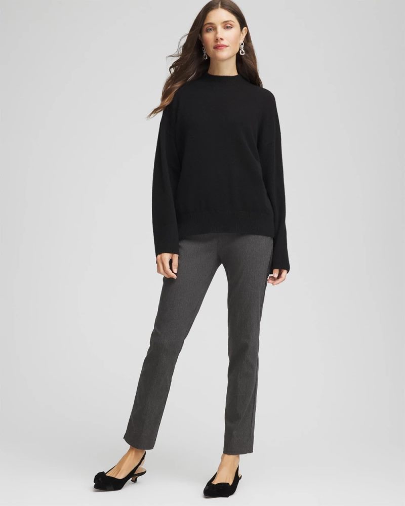 Chicos Brigitte™ Slim Ankle Pants - GRAPHITE HEATHER GRAY