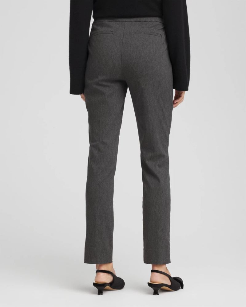 Chicos Brigitte™ Slim Ankle Pants - GRAPHITE HEATHER GRAY