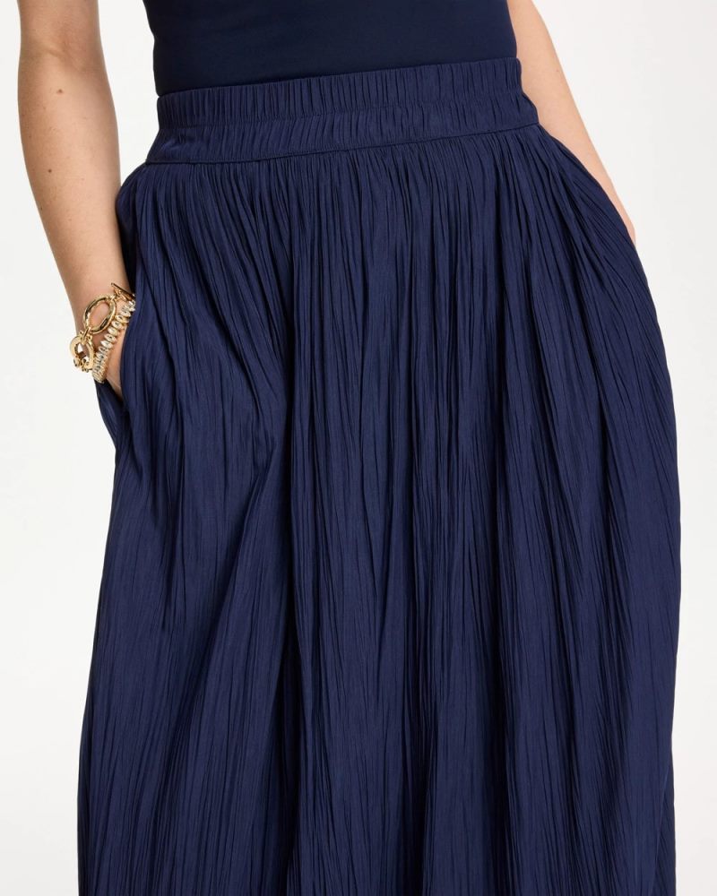 Chicos Sea Island Pull-On Maxi Skirt - PASSPORT BLUE