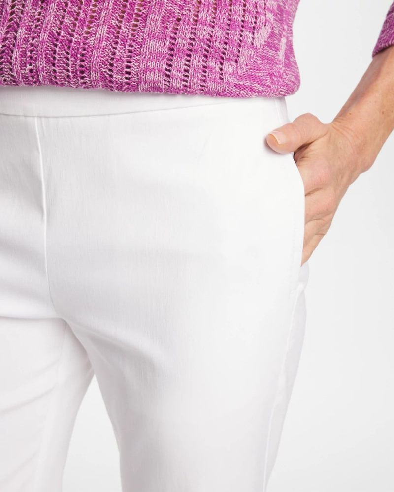 Chicos Brigitte™ Straight Crop - ALABASTER
