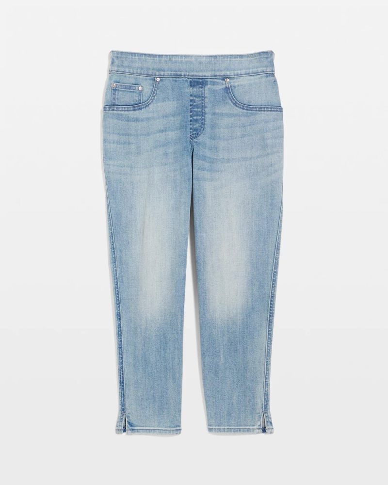 Chicos Pull-On Capri Jeans - PRINTEMPS INDIGO