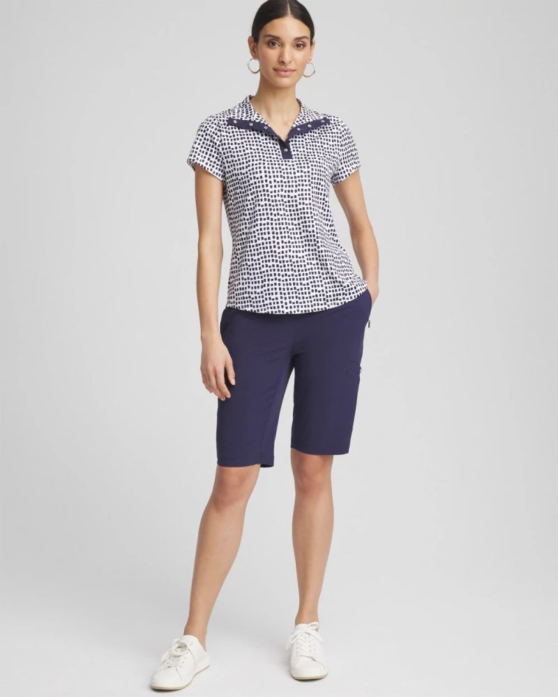 Chicos Zenergy® UPF Cargo Shorts - PASSPORT BLUE