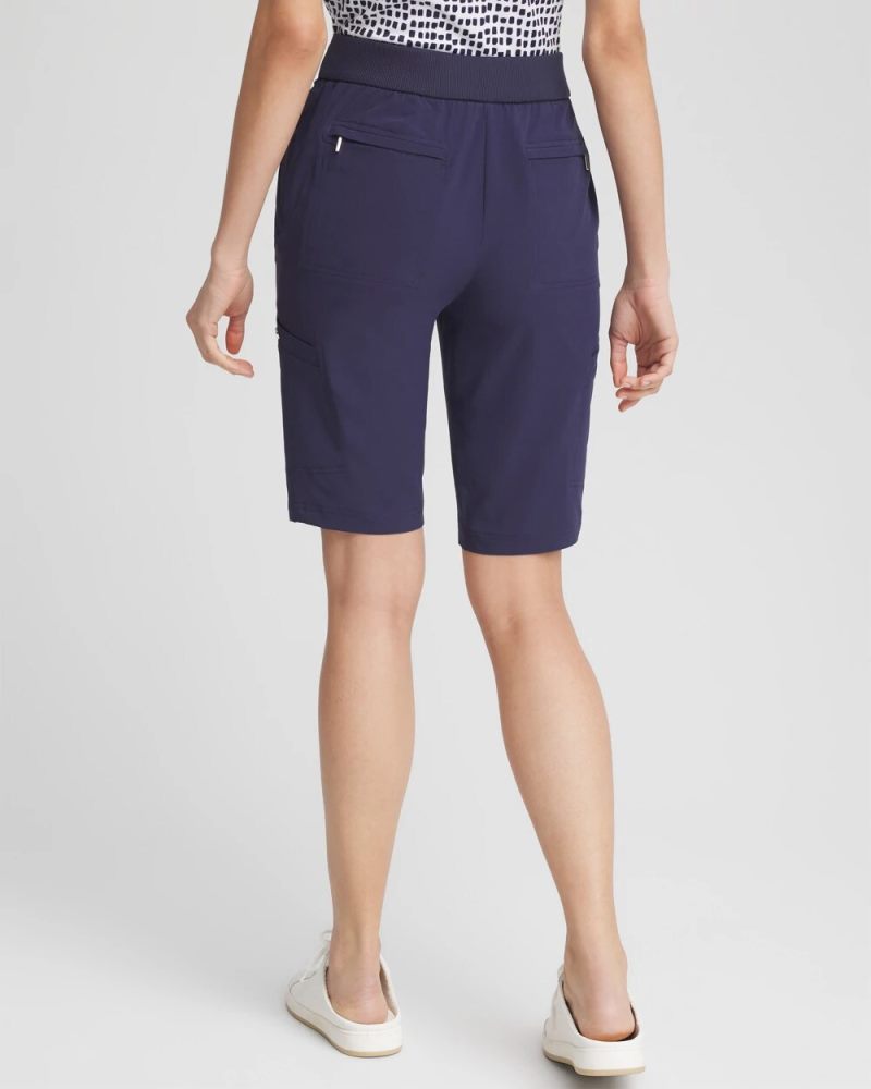 Chicos Zenergy® UPF Cargo Shorts - PASSPORT BLUE