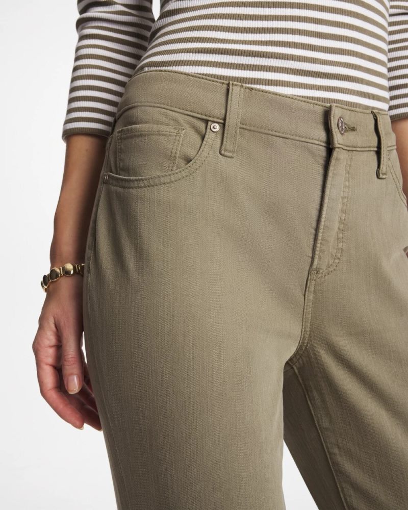 Chicos Girlfriend Slim Ankle Jeans - LICHEN