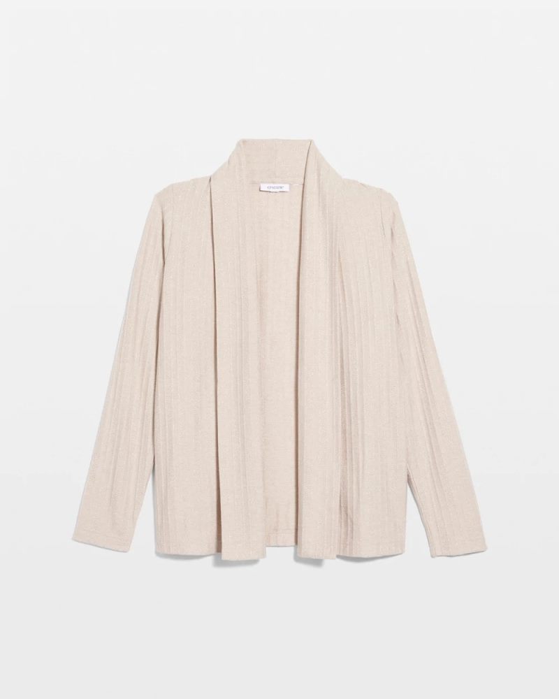 Chicos Cozy Cardigan - OATMEAL