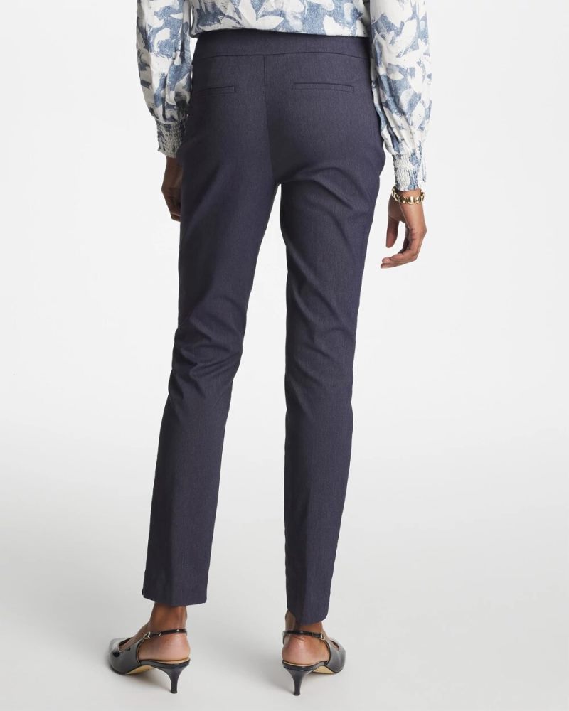 Chicos Indigo Brigitte™ Slim Pull-On Ankle Pants - INDIGO