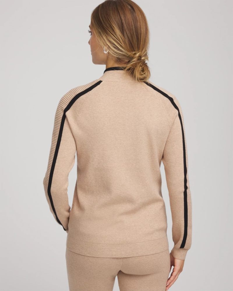 Chicos Zenergy® Luxe Cashmere-Blend Cardigan - CHAMPAGNE FIZZ