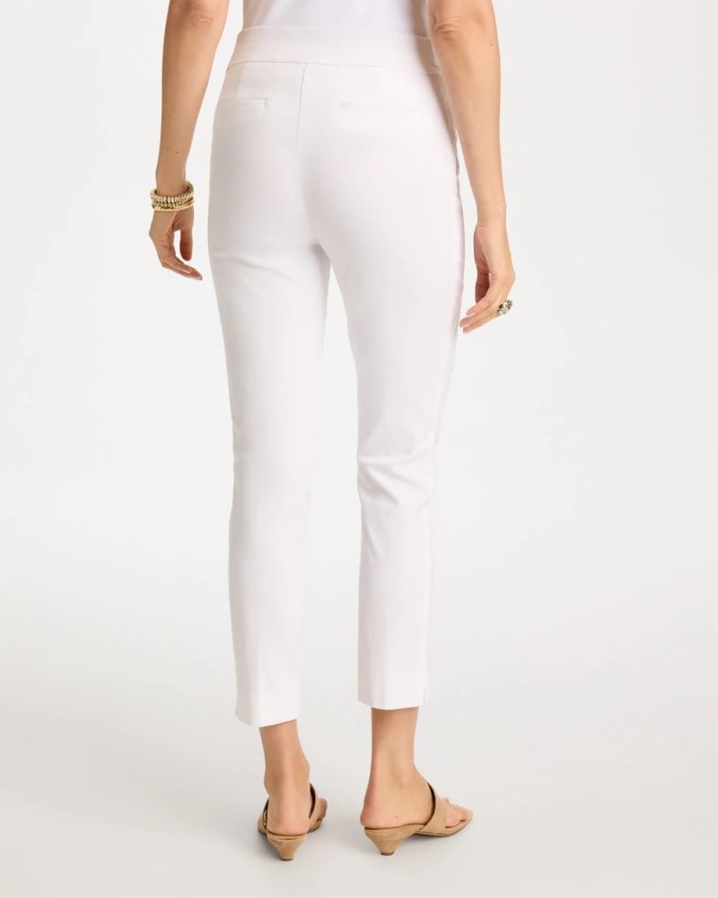 Chicos Brigitte™ Slim Pull-On Ankle Pants - ALABASTER