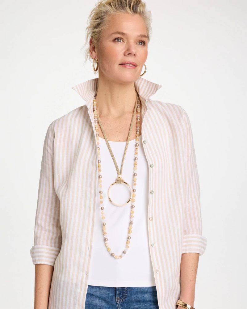 Chicos Neutral Long Layering Necklace - NEUTRAL