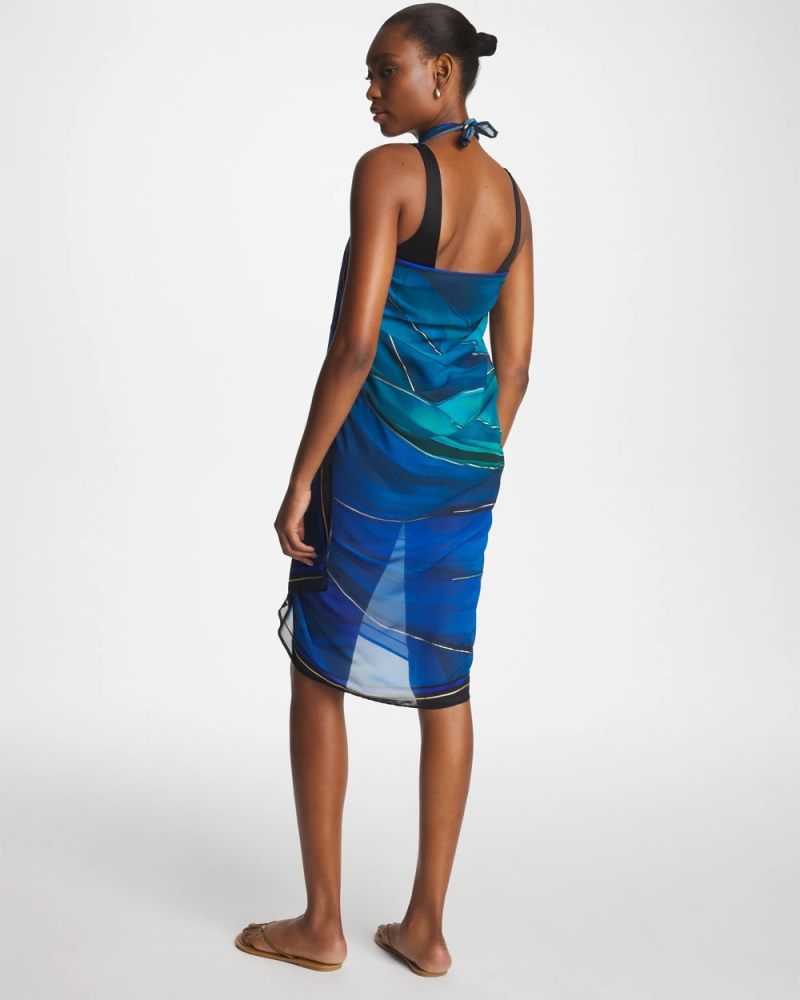Chicos Miraclesuit® Maldiva Pareo - BLUE MULTI