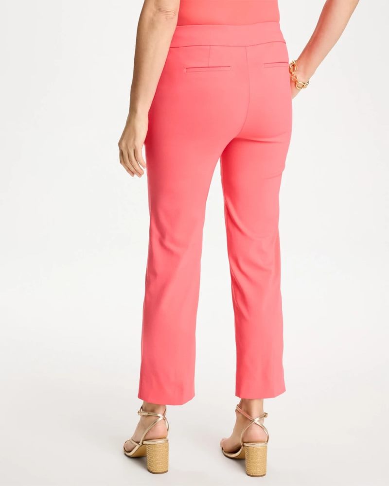 Chicos Brigitte™ Straight Crop - CALYPSO CORAL