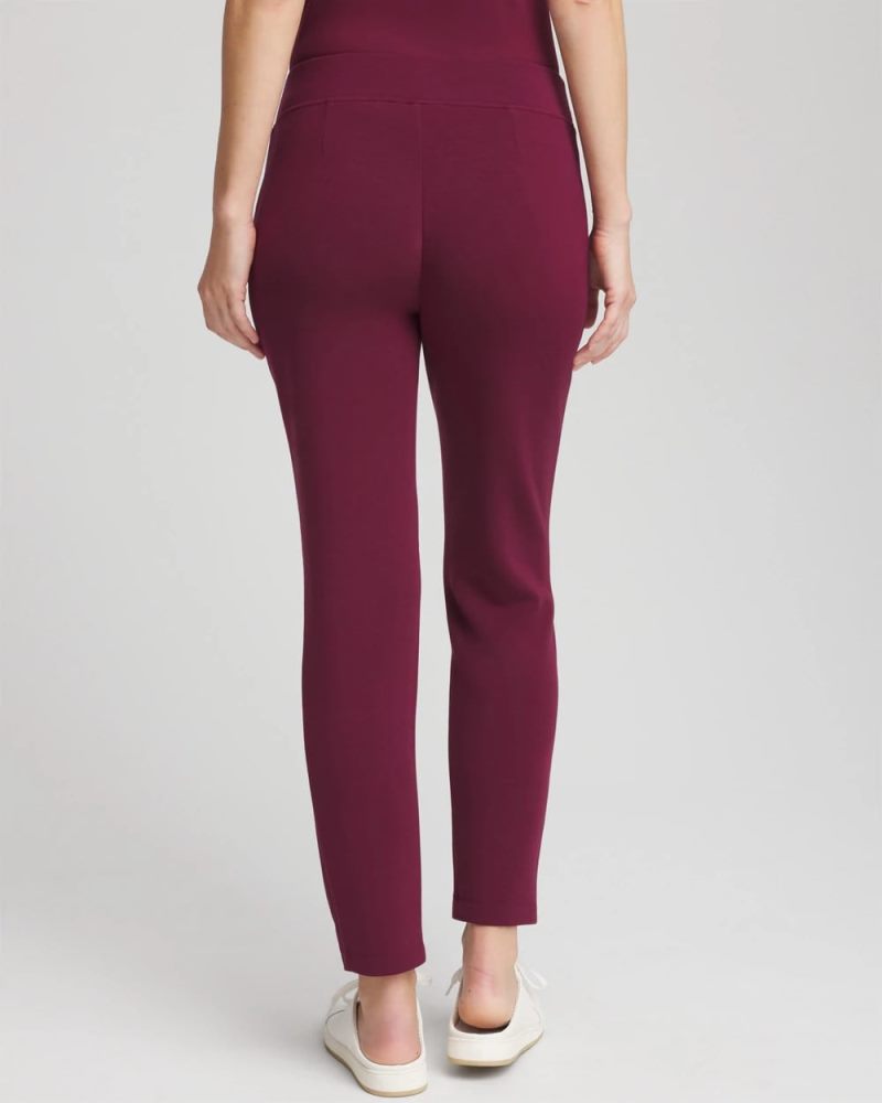 Chicos Zenergy® Soft Ankle Pants - DEEP CHIANTI