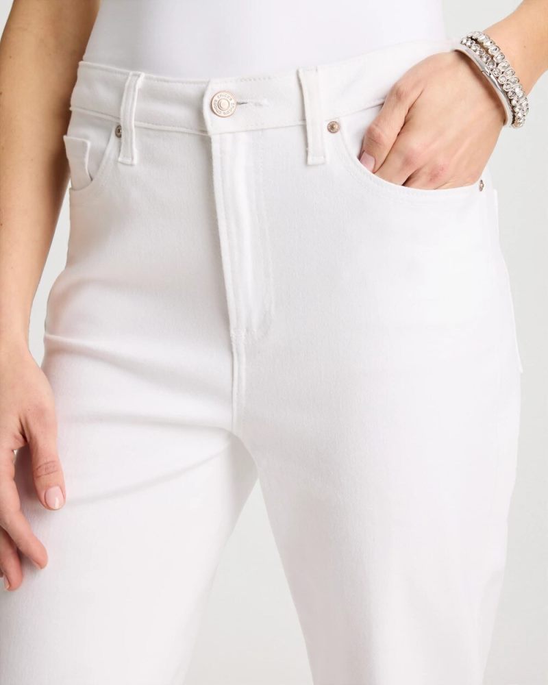 Chicos Skinny Ankle Jeans - ALABASTER