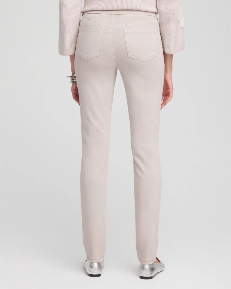Chicos Denim Pull-On Jeggings - HELIUM