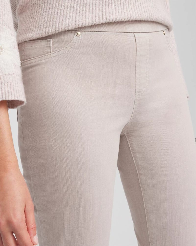 Chicos Denim Pull-On Jeggings - HELIUM