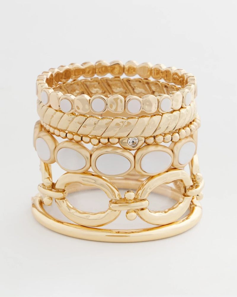 Chicos Open Link Toggle Bracelet - GOLD