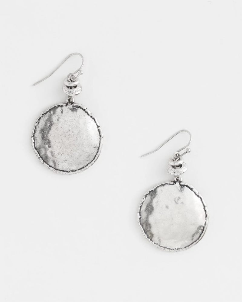 Chicos Tayla Drop Silver Earrings - SILVER