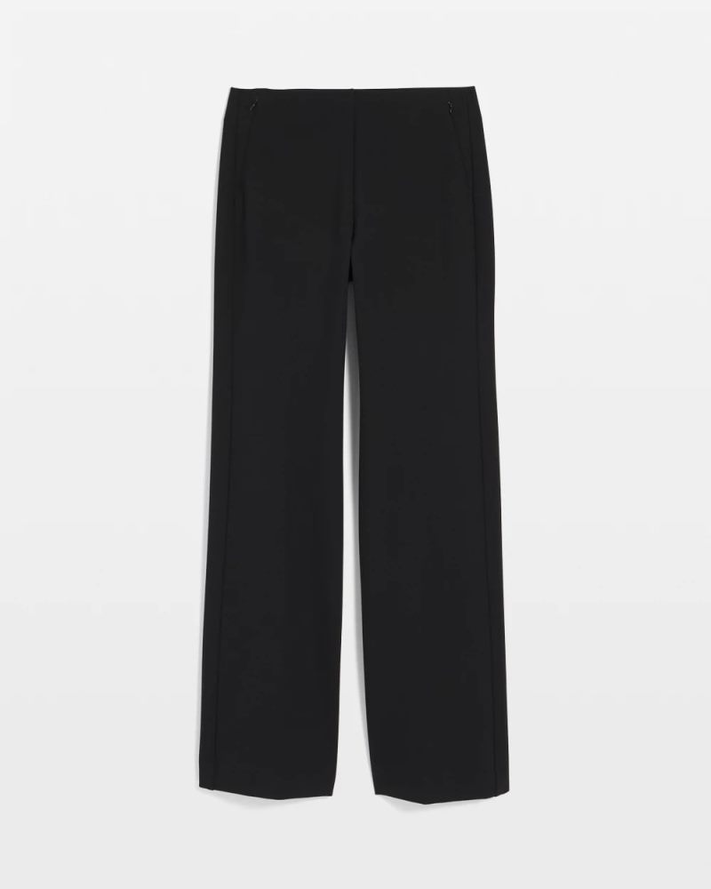 Chicos Juliet Wide Full Length Pant - BLACK