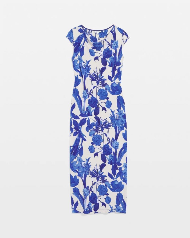 Chicos Travelers™ Cowl Neck Maxi Dress - VIBRANT BLUE