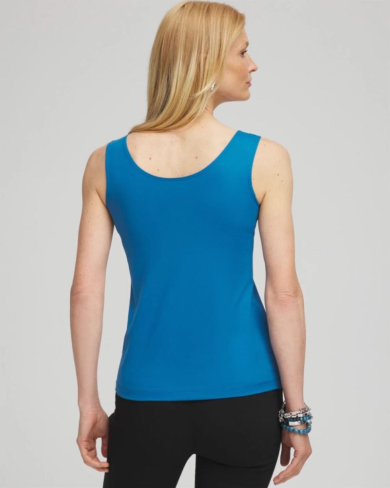 Chicos Microfiber Tank - SCANDI BLUE