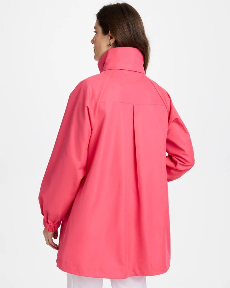 Chicos Zenergy® Twill Rain Jacket - BLOSSOM