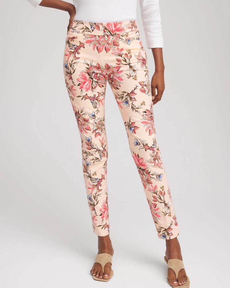 Chicos Brigitte™ Pull-On Slim Ankle Pants - BLUSHED