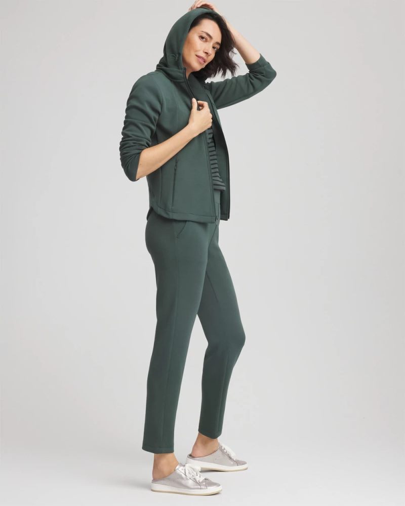 Chicos Zenergy® Convertible Jacket - DARKEST SPRUCE