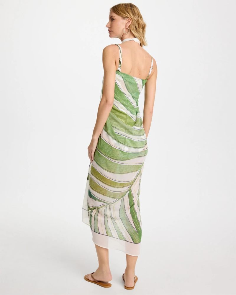 Chicos Gottex Willow Pareo - GREEN PRINT