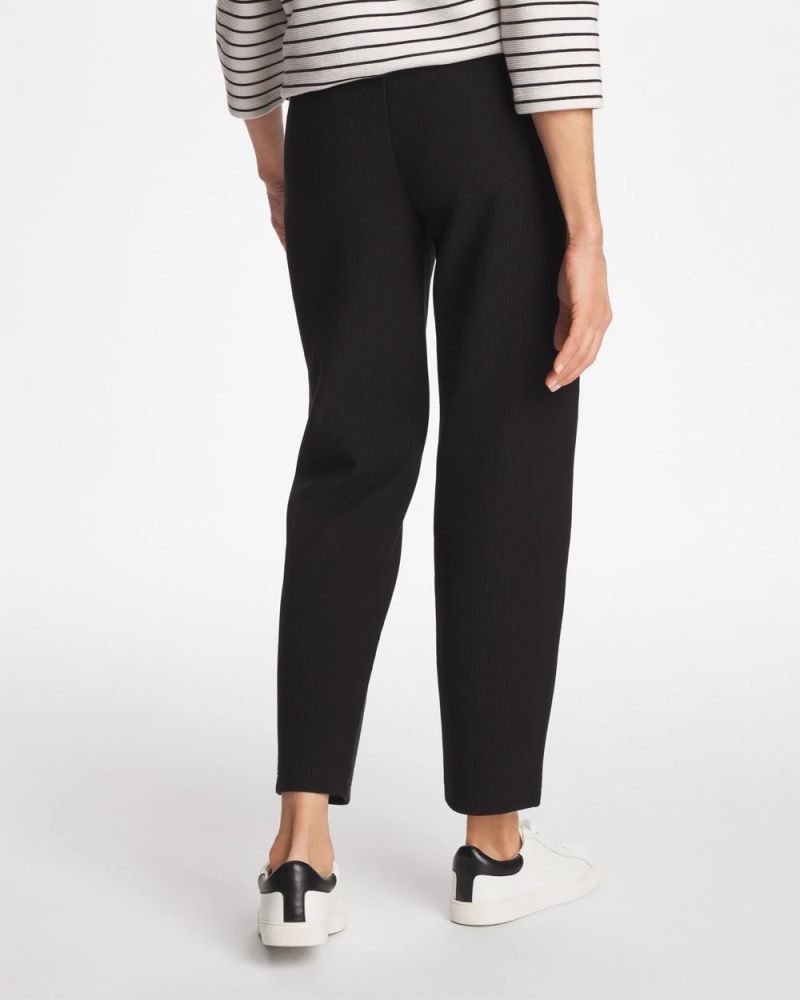 Chicos Zenergy® Ottoman Knit Ankle Pants - BLACK