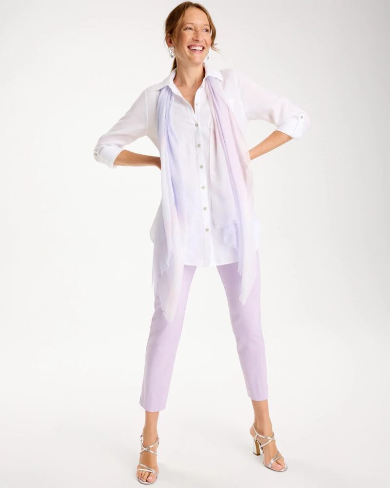 Chicos Brigitte™ Slim Pull-On Crop Pant - ORCHID MIST