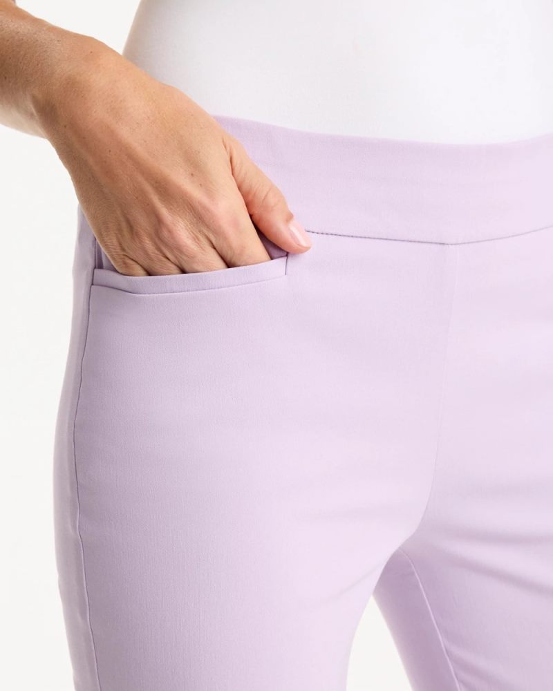 Chicos Brigitte™ Slim Pull-On Crop Pant - ORCHID MIST