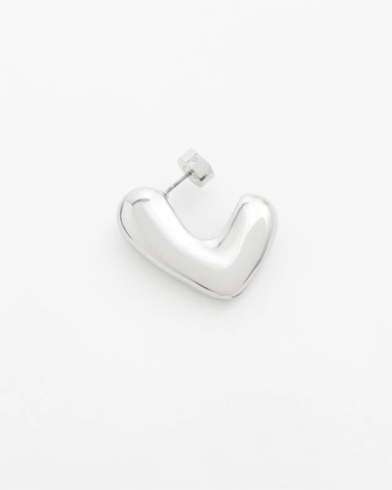 Chicos No Droop® Silver Tone Mini Hoops - SILVER